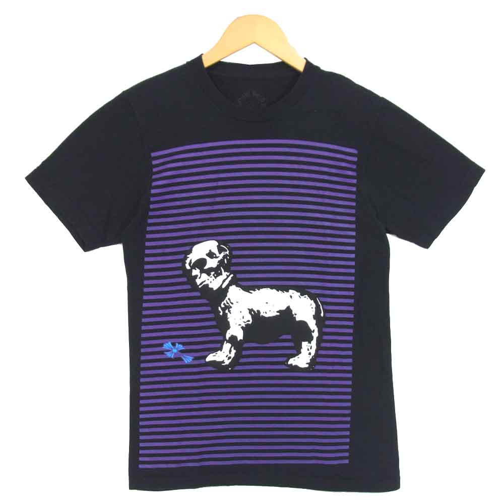 CHROME HEARTS クロムハーツ（原本無） 2212-304-0750 国内正規品 CH T-SHRT スターキー フロントボーダー フォティプリント Tシャツ ブラック系 S【中古】