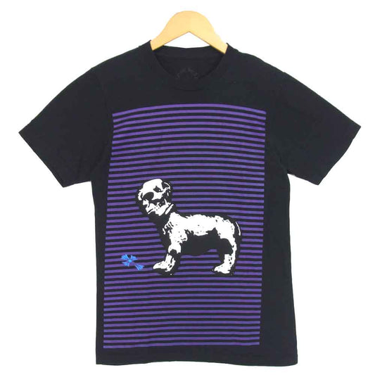 CHROME HEARTS クロムハーツ（原本無） 2212-304-0750 国内正規品 CH T-SHRT スターキー フロントボーダー フォティプリント Tシャツ ブラック系 S【中古】