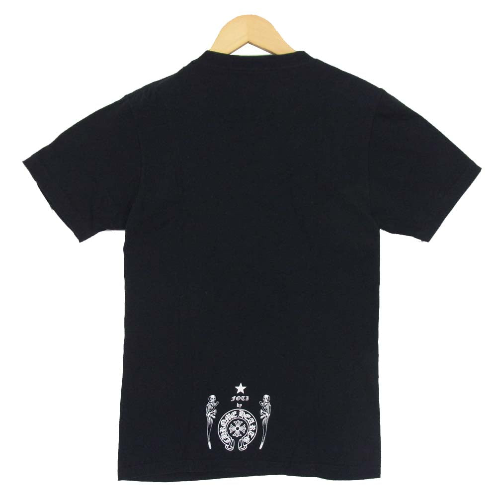 CHROME HEARTS クロムハーツ（原本無） 2212-304-0750 国内正規品 CH T-SHRT スターキー フロントボーダー フォティプリント Tシャツ ブラック系 S【中古】