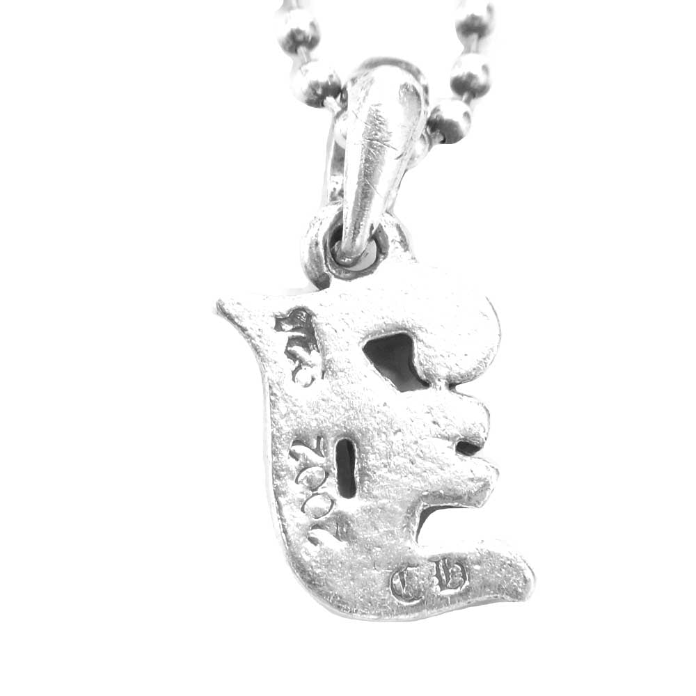 CHROME HEARTS クロムハーツ（原本有） ALPHBT J アルファベット イニシャル チャーム ボールチェーン ネックレス シルバー【中古】