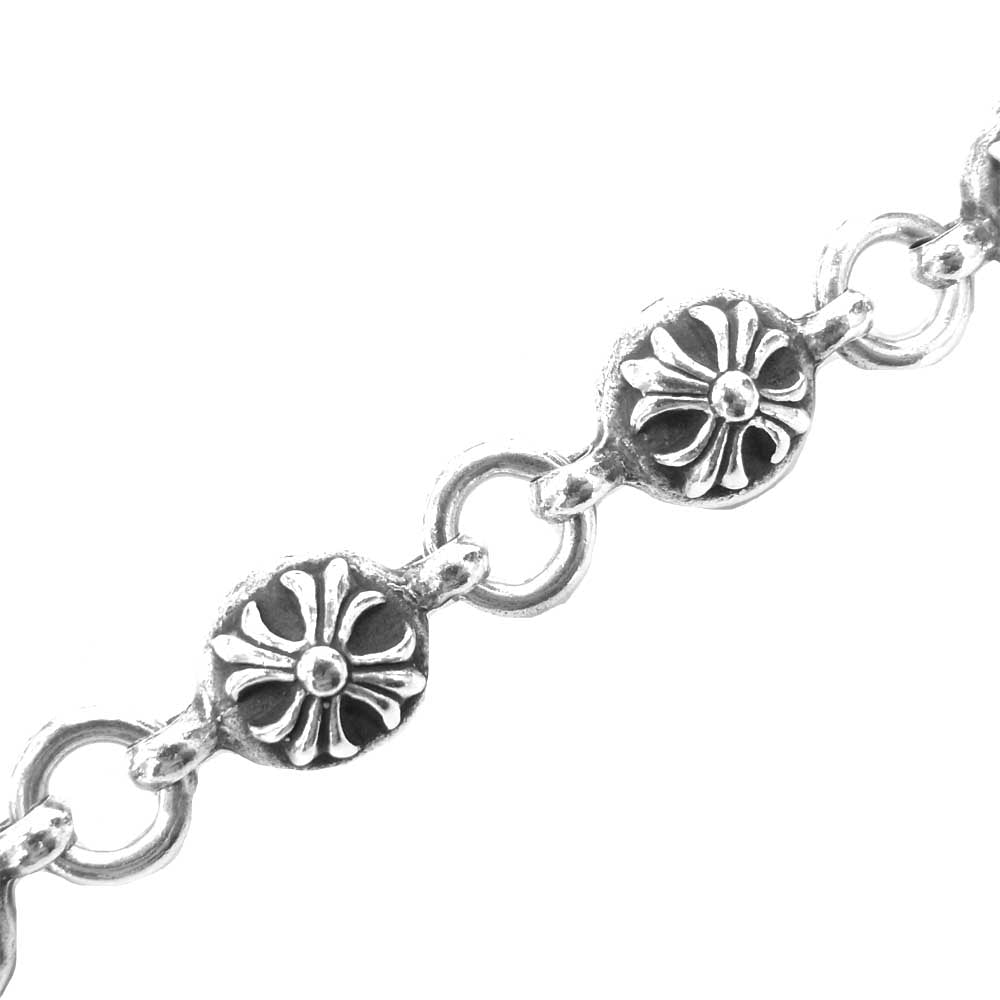 CHROME HEARTS クロムハーツ（原本無） 1BALL LONG-S 1クリップ クロスボール ウォレットチェーン シルバー系【中古】