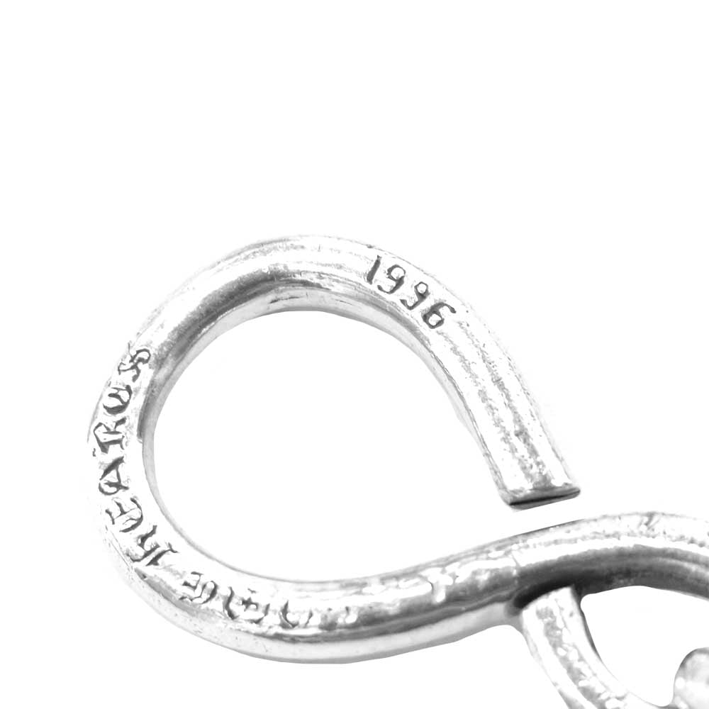 CHROME HEARTS クロムハーツ（原本無） 1BALL LONG-S 1クリップ クロスボール ウォレットチェーン シルバー系【中古】
