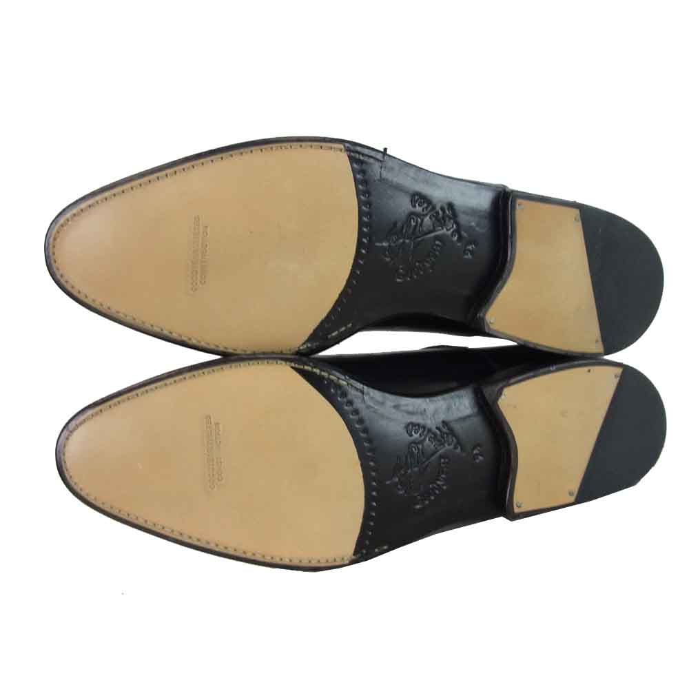 JALAN SRIWIJAYA ジャランスリウァヤ 98317 ストレートチップ 靴 ビジネスシューズ ブラック系 UK9.5 ブラック系 UK9.5【新古品】【未使用】【中古】