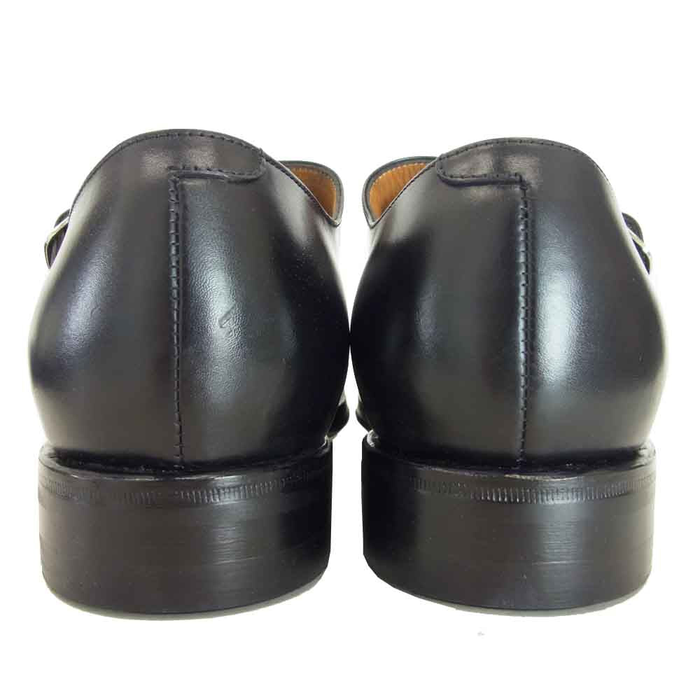 JALAN SRIWIJAYA ジャランスリウァヤ 98374 ダブルモンク ビジネスシューズ ブラック系 UK7.5 ブラック系 8 1/2【新古品】【未使用】【中古】