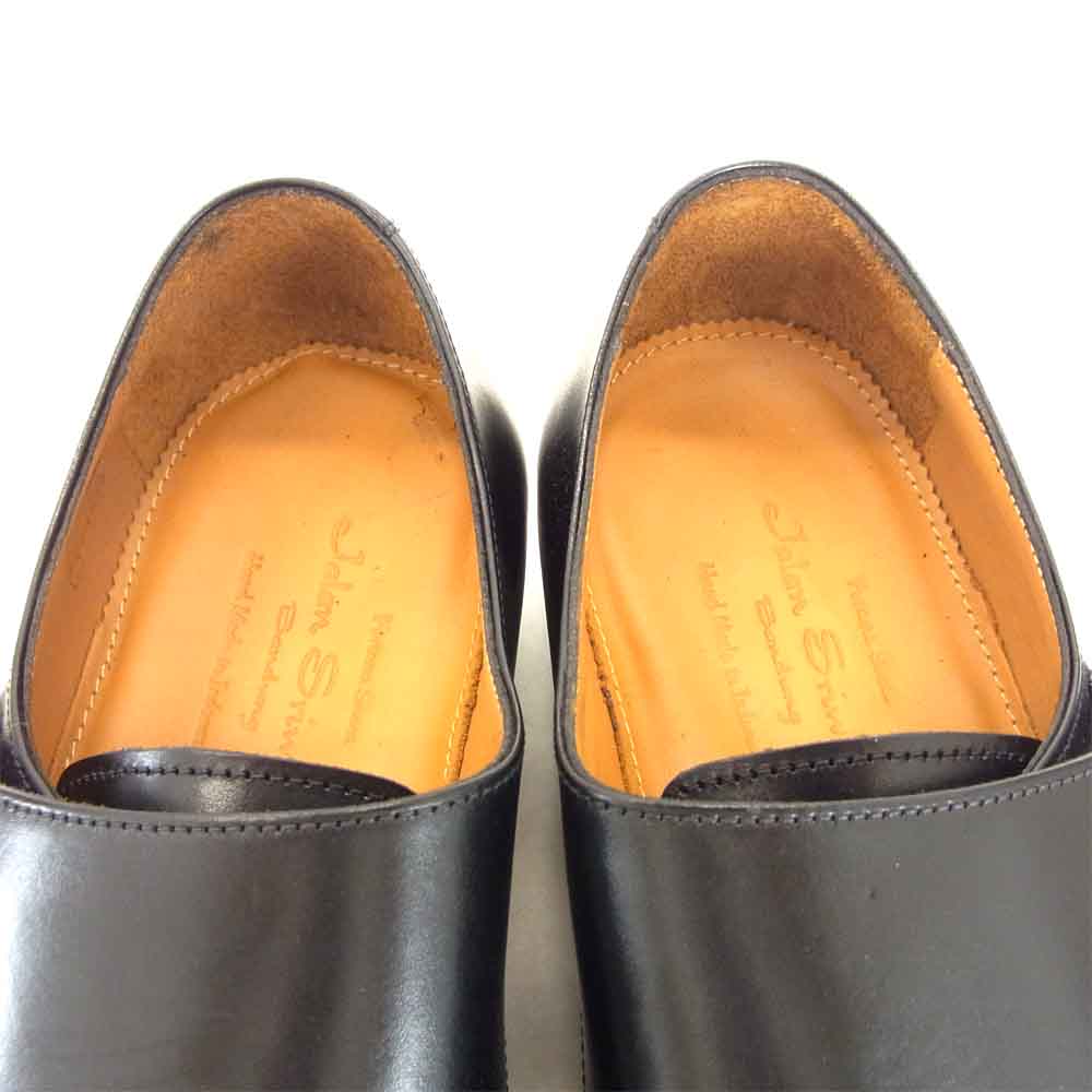 JALAN SRIWIJAYA ジャランスリウァヤ 98374 ダブルモンク ビジネスシューズ ブラック系 UK7.5 ブラック系 8 1/2【新古品】【未使用】【中古】