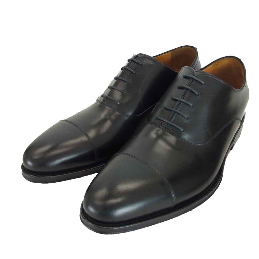 JALAN SRIWIJAYA ジャランスリウァヤ 98317 ストレートチップ 靴 ビジネスシューズ ブラック系 UK9 ブラック系 UK9【新古品】【未使用】【中古】