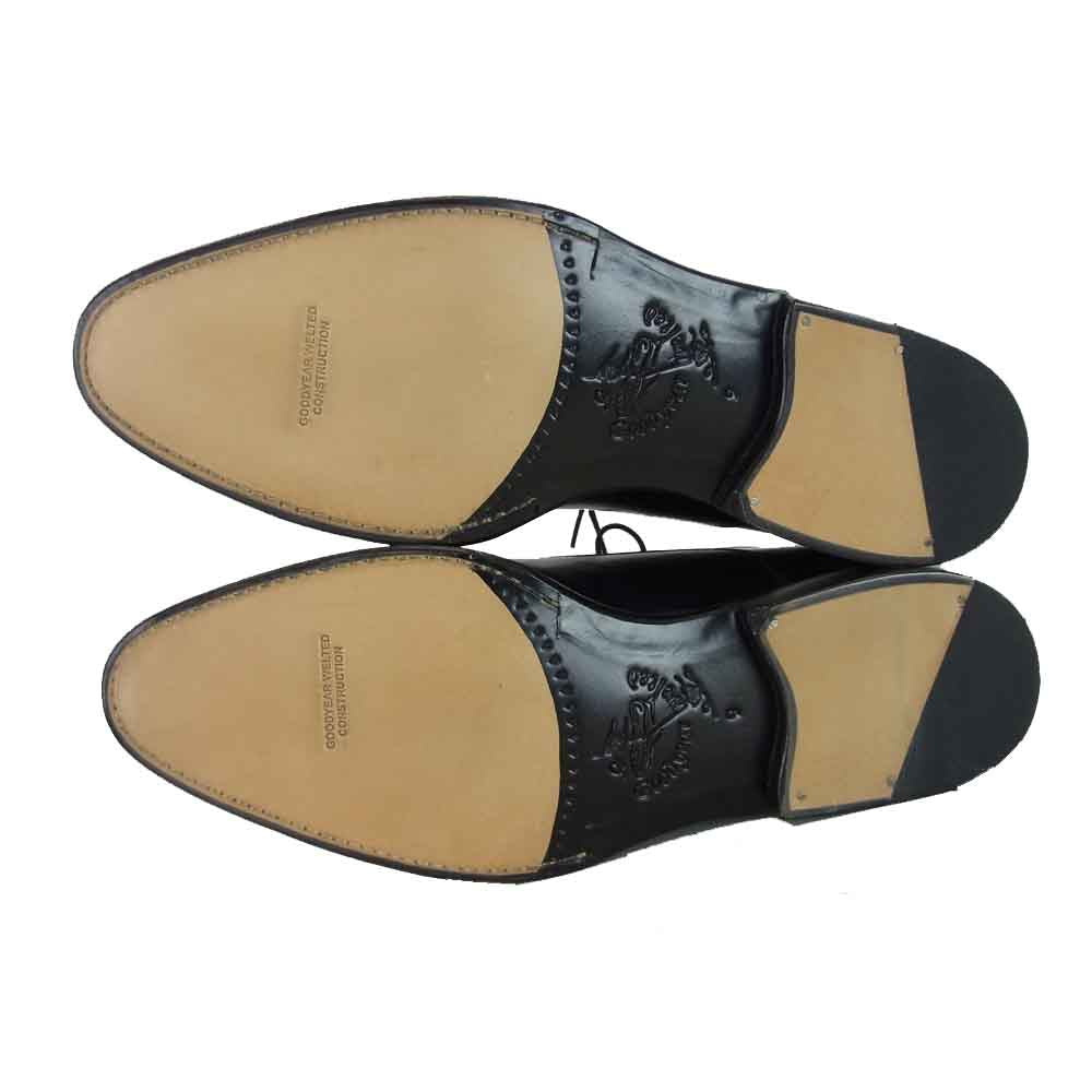 JALAN SRIWIJAYA ジャランスリウァヤ 98317 ストレートチップ 靴 ビジネスシューズ ブラック系 UK9 ブラック系 UK9【新古品】【未使用】【中古】