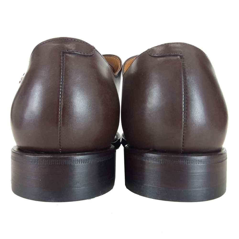 JALAN SRIWIJAYA ジャランスリウァヤ 98374 ダブルモンク ビジネスシューズ ダークブラウン系 UK8.5 ブラウン系 UK8.5【新古品】【未使用】【中古】