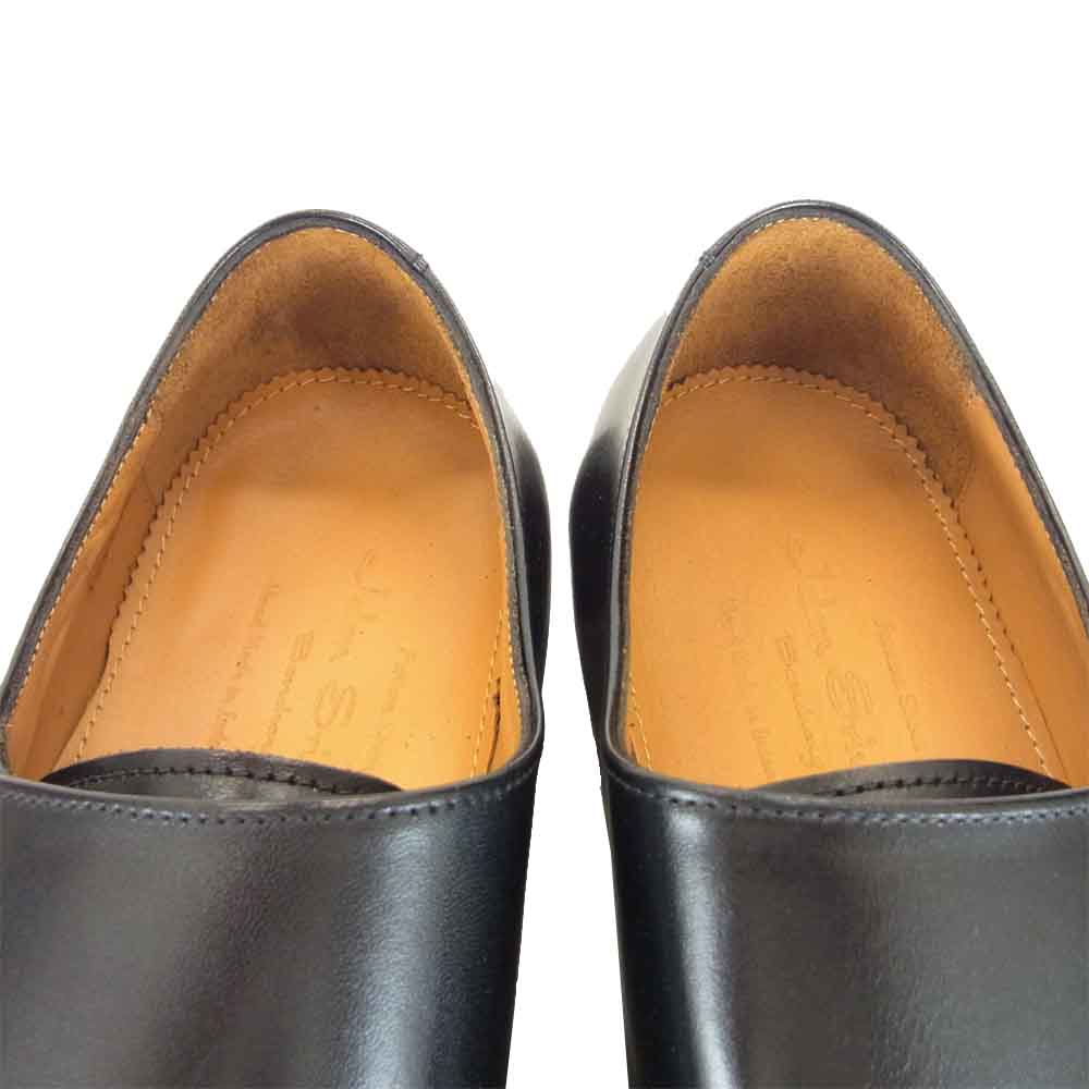 JALAN SRIWIJAYA ジャランスリウァヤ 98374 ダブルモンク ビジネスシューズ  ブラック系 UK6.5【新古品】【未使用】【中古】