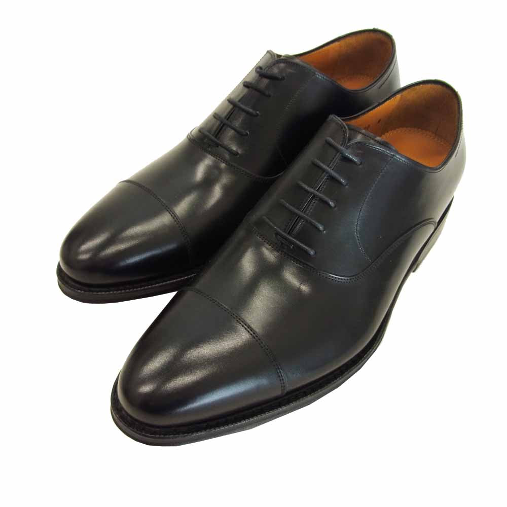 JALAN SRIWIJAYA ジャランスリウァヤ 98317  ストレートチップ 靴 ビジネスシューズ  ブラック系 UK9【新古品】【未使用】【中古】