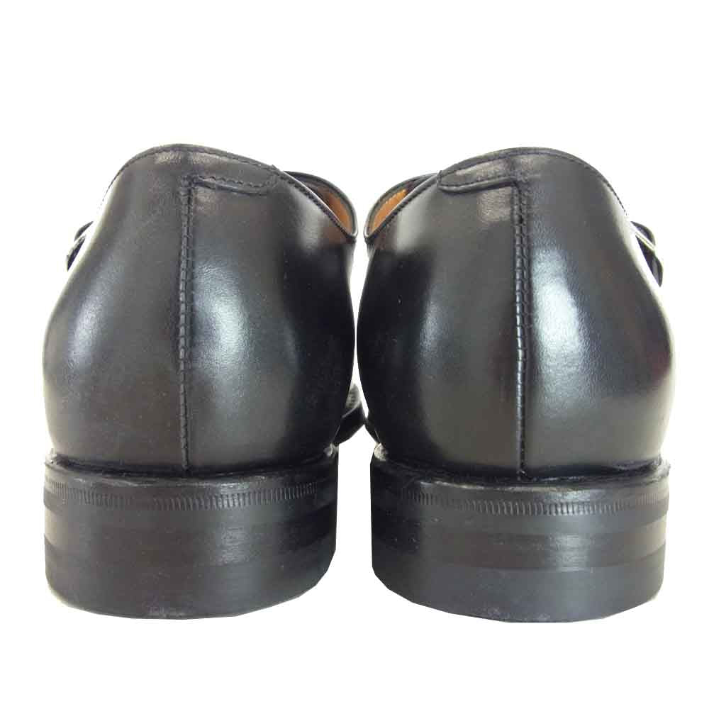 JALAN SRIWIJAYA ジャランスリウァヤ 98374 ダブルモンク ビジネスシューズ ブラック系 UK6.5 ブラック系 6 1/2【新古品】【未使用】【中古】