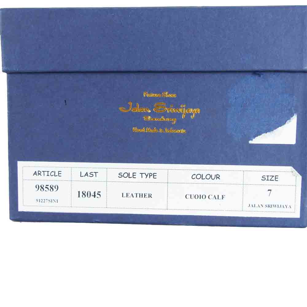 JALAN SRIWIJAYA ジャランスリウァヤ 98589 グッドイヤー コインローファー シューズ ブラウン系 UK7 ブラウン系 UK7【新古品】【未使用】【中古】