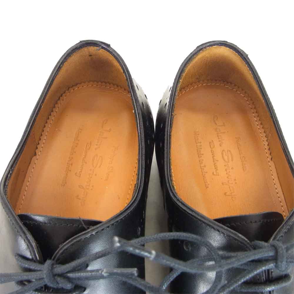 JALAN SRIWIJAYA ジャランスリウァヤ 98464 ホールカット ビジネスシューズ ブラック系 UK7【新古品】【未使用】【中古】