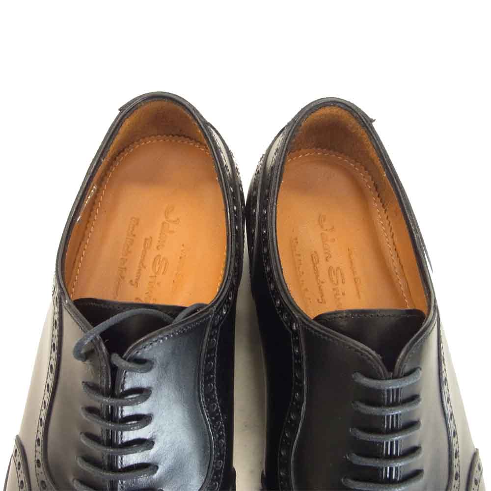 JALAN SRIWIJAYA ジャランスリウァヤ 98843 ダイナイトソール ウィングチップ フルブローグ ビジネスシューズ ブラック系 UK6 ブラック系 UK6【新古品】【未使用】【中古】