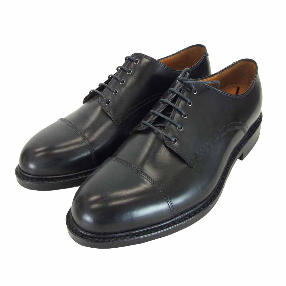 JALAN SRIWIJAYA ジャランスリウァヤ 98870 キャップトゥダービー ビジネスシューズ ブラック系 UK7.5 ブラック系 UK7.5【新古品】【未使用】【中古】