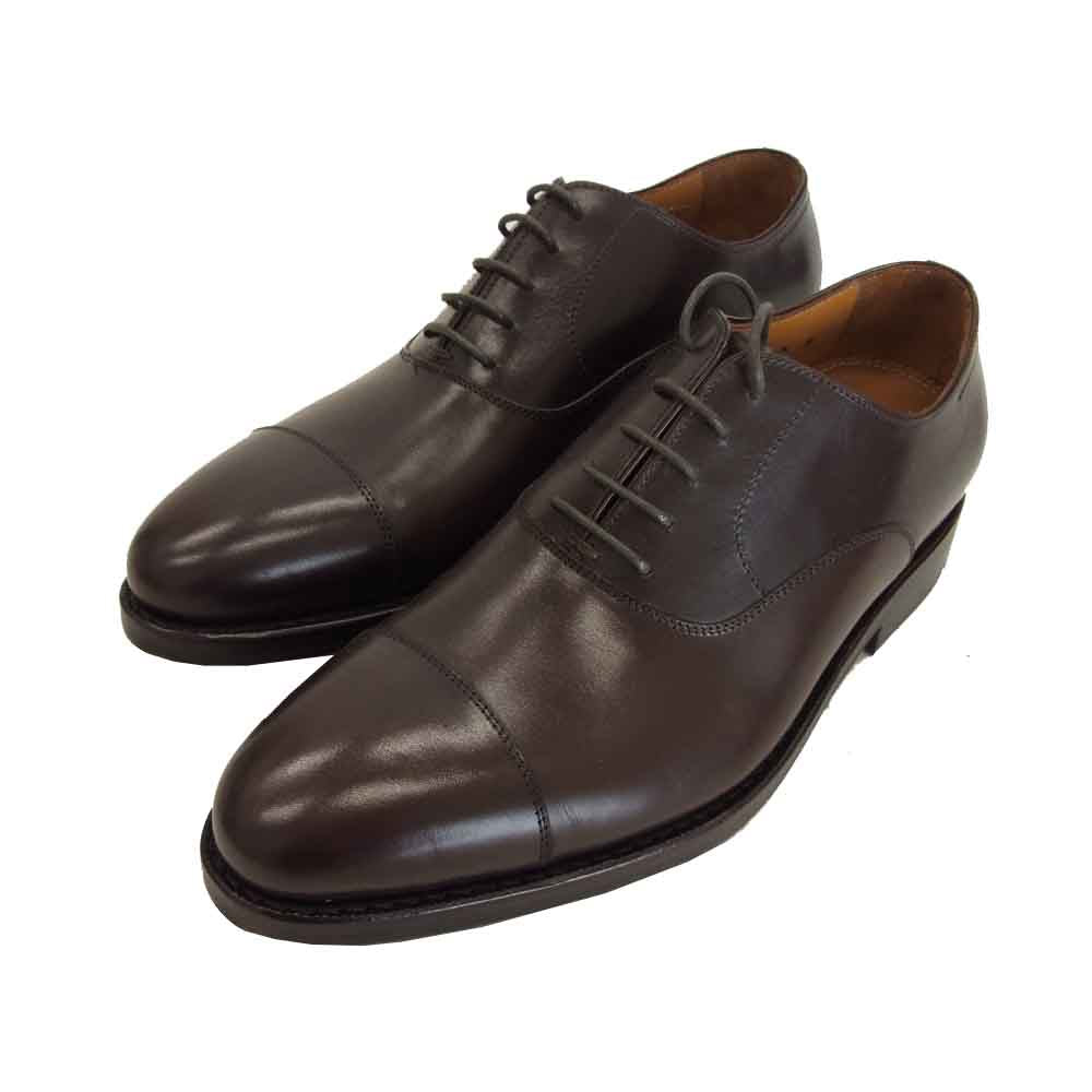 JALAN SRIWIJAYA ジャランスリウァヤ 98321 ダイナイトソール ストレートチップ ビジネスシューズ ダークブラウン系 UK6 ダークブラウン系 6【新古品】【未使用】【中古】