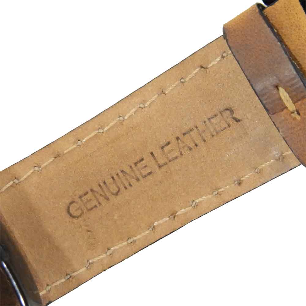 TIMEX タイメックス CR 2016 レザーベルト ウォッチ 腕時計 ブラック×ブラウン系【中古】