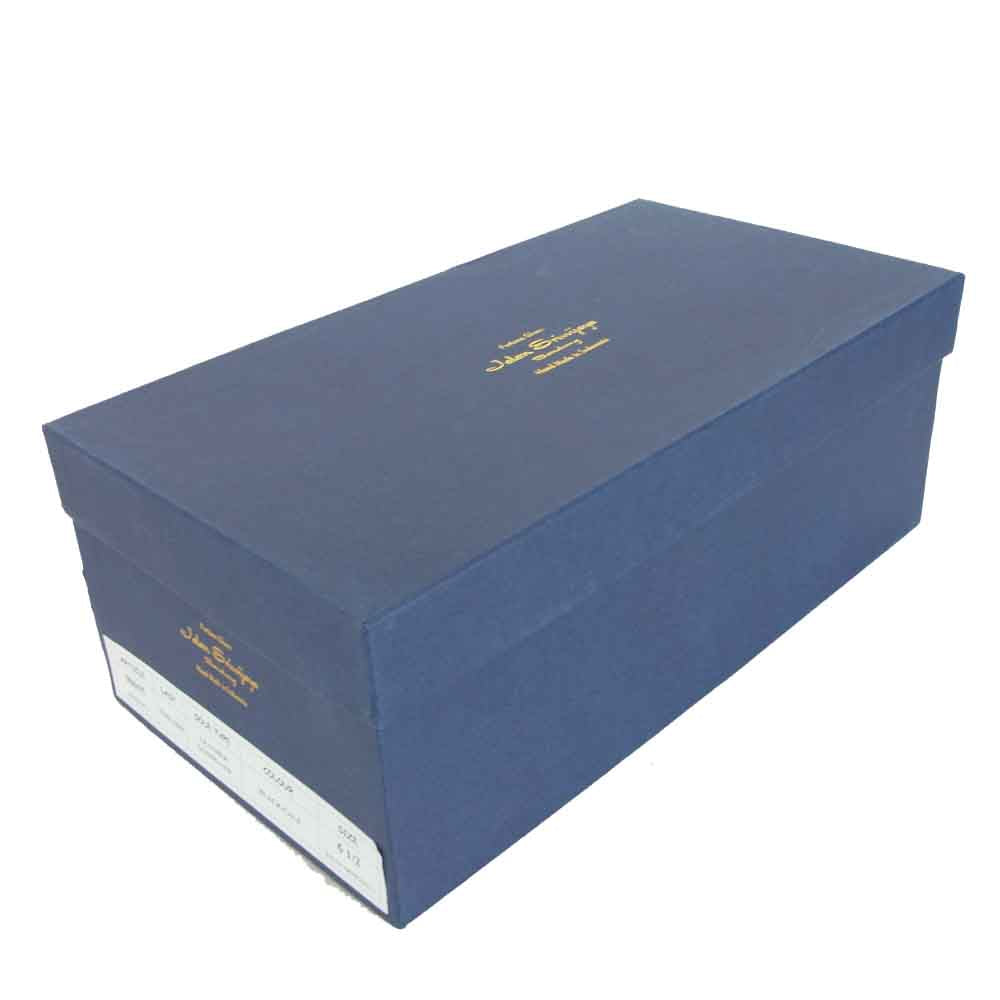 JALAN SRIWIJAYA ジャランスリウァヤ 98655 ストレートチップ ビジネスシューズ ブラック系 UK6.5 ブラック系【新古品】【未使用】【中古】