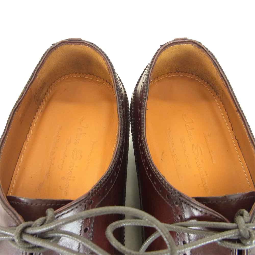 JALAN SRIWIJAYA ジャランスリウァヤ 98710 ストレートチップ ビジネスシューズ ブラウン系 UK6.5【新古品】【未使用】【中古】