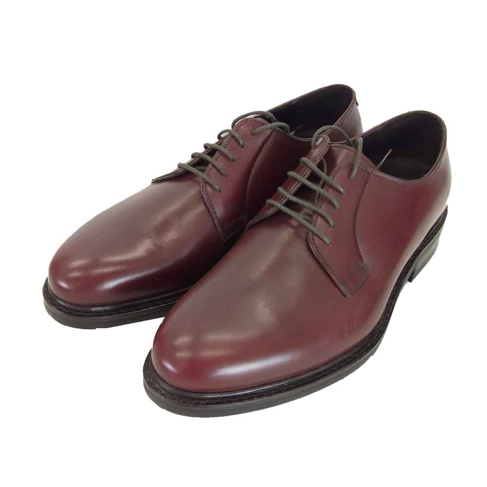 JALAN SRIWIJAYA ジャランスリウァヤ 98651 プレーントゥ ダイナイトソール ビジネスシューズ BORDO CALF UK7【新古品】【未使用】【中古】
