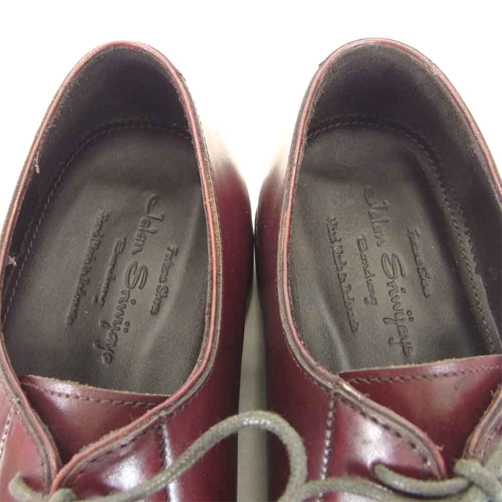 JALAN SRIWIJAYA ジャランスリウァヤ 98651 プレーントゥ ダイナイトソール ビジネスシューズ BORDO CALF UK7【新古品】【未使用】【中古】