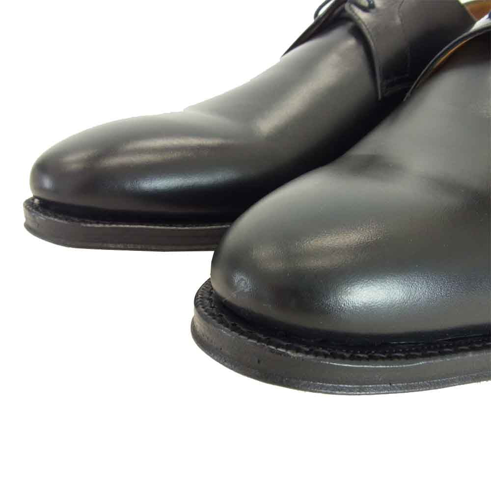 JALAN SRIWIJAYA ジャランスリウァヤ 98406 プレーントゥ ロングノーズ ビジネスシューズ ブラック系 UK9 ブラック系 9【新古品】【未使用】【中古】
