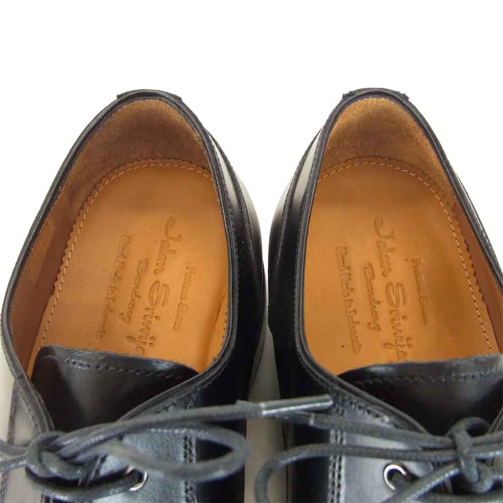 JALAN SRIWIJAYA ジャランスリウァヤ 98417 ダイナイトソール Uチップ ビジネスシューズ  ブラック系 UK7.5【新古品】【未使用】【中古】