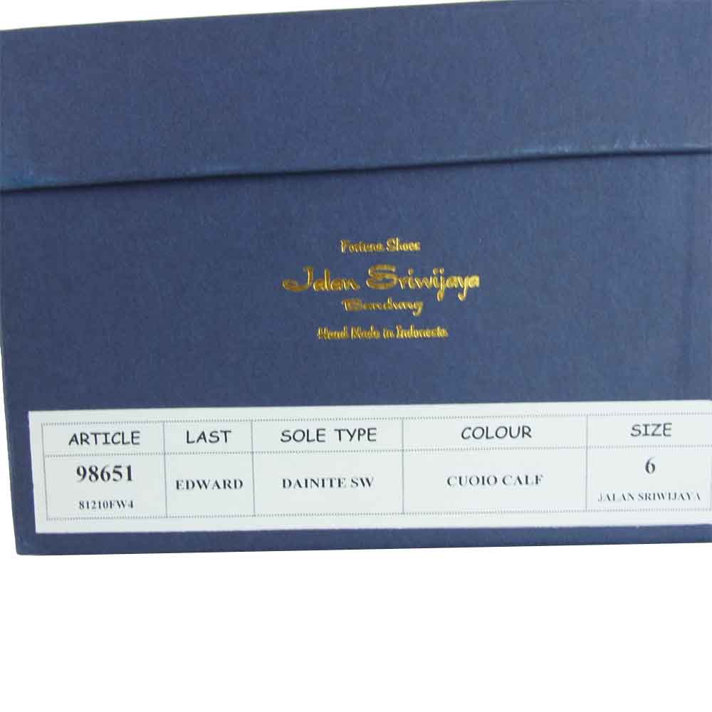 JALAN SRIWIJAYA ジャランスリウァヤ 98651 プレーントゥ ダイナイトソール ビジネスシューズ ライト ブラウン系 UK6【新古品】【未使用】【中古】