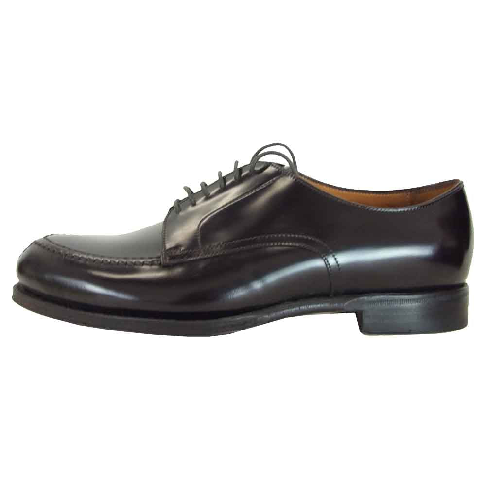 JALAN SRIWIJAYA ジャランスリウァヤ 98313 Vチップ ビジネスシューズ  ダークブラウン系 UK8.5【新古品】【未使用】【中古】