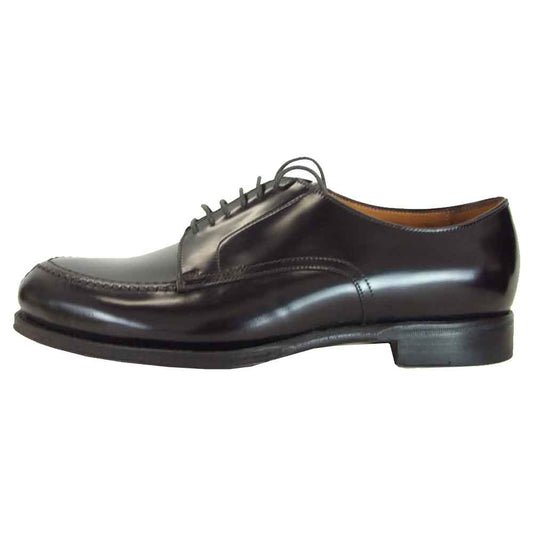 JALAN SRIWIJAYA ジャランスリウァヤ 98313 Vチップ ビジネスシューズ  ダークブラウン系 UK8.5【新古品】【未使用】【中古】