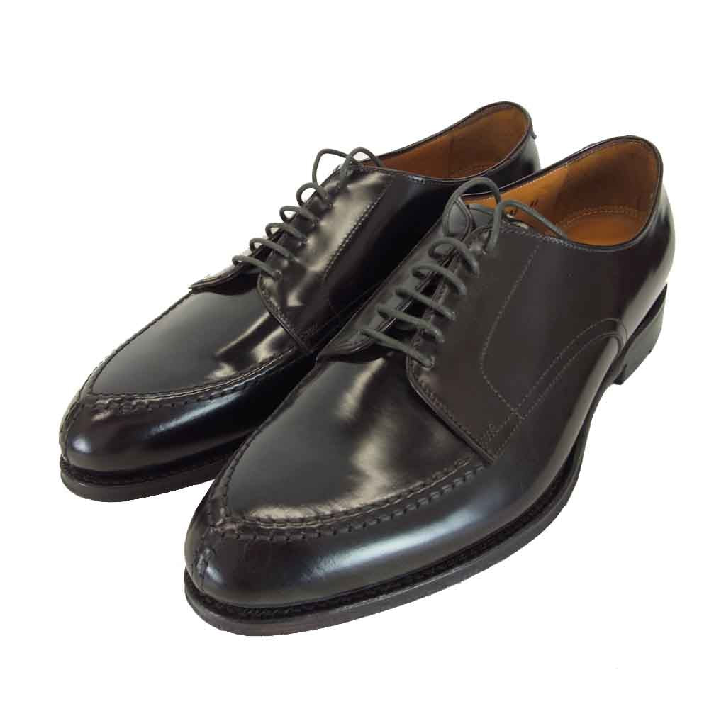 JALAN SRIWIJAYA ジャランスリウァヤ 98313 Vチップ ビジネスシューズ  ダークブラウン系 UK8.5【新古品】【未使用】【中古】
