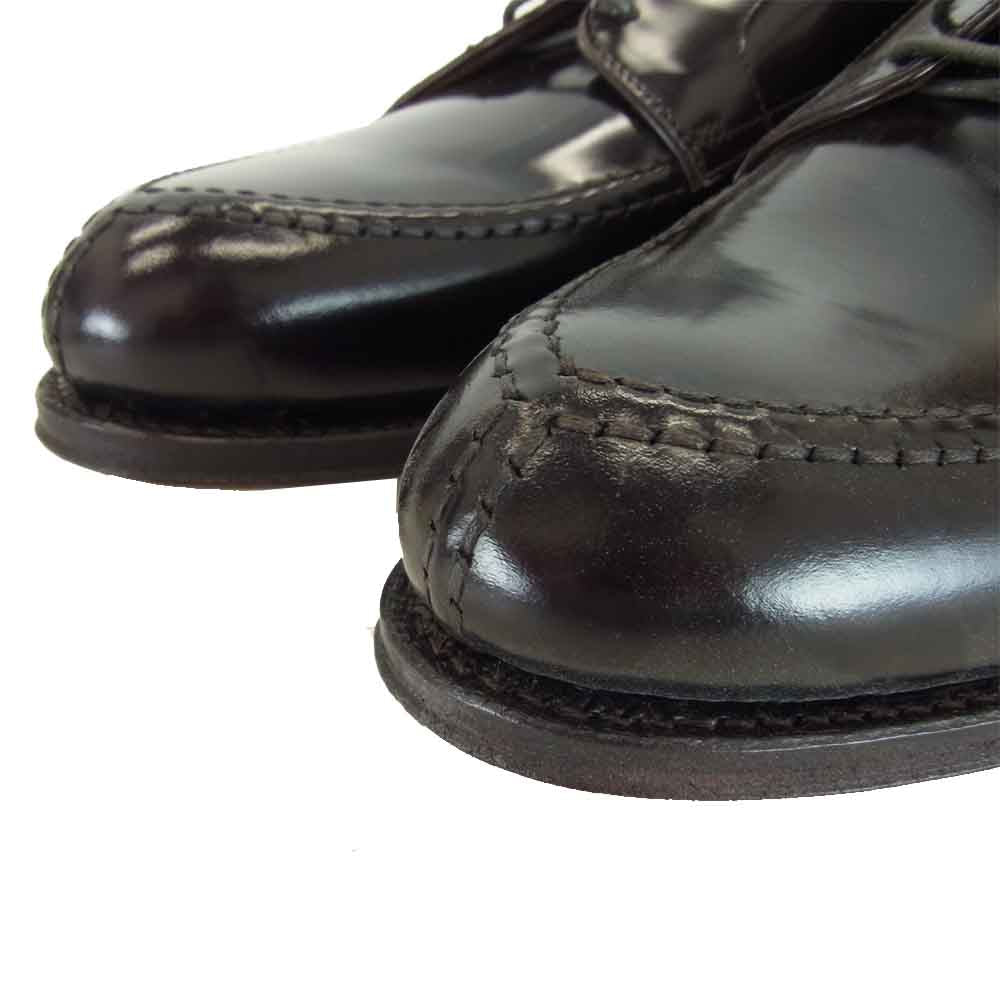 JALAN SRIWIJAYA ジャランスリウァヤ 98313 Vチップ ビジネスシューズ  ダークブラウン系 UK8.5【新古品】【未使用】【中古】