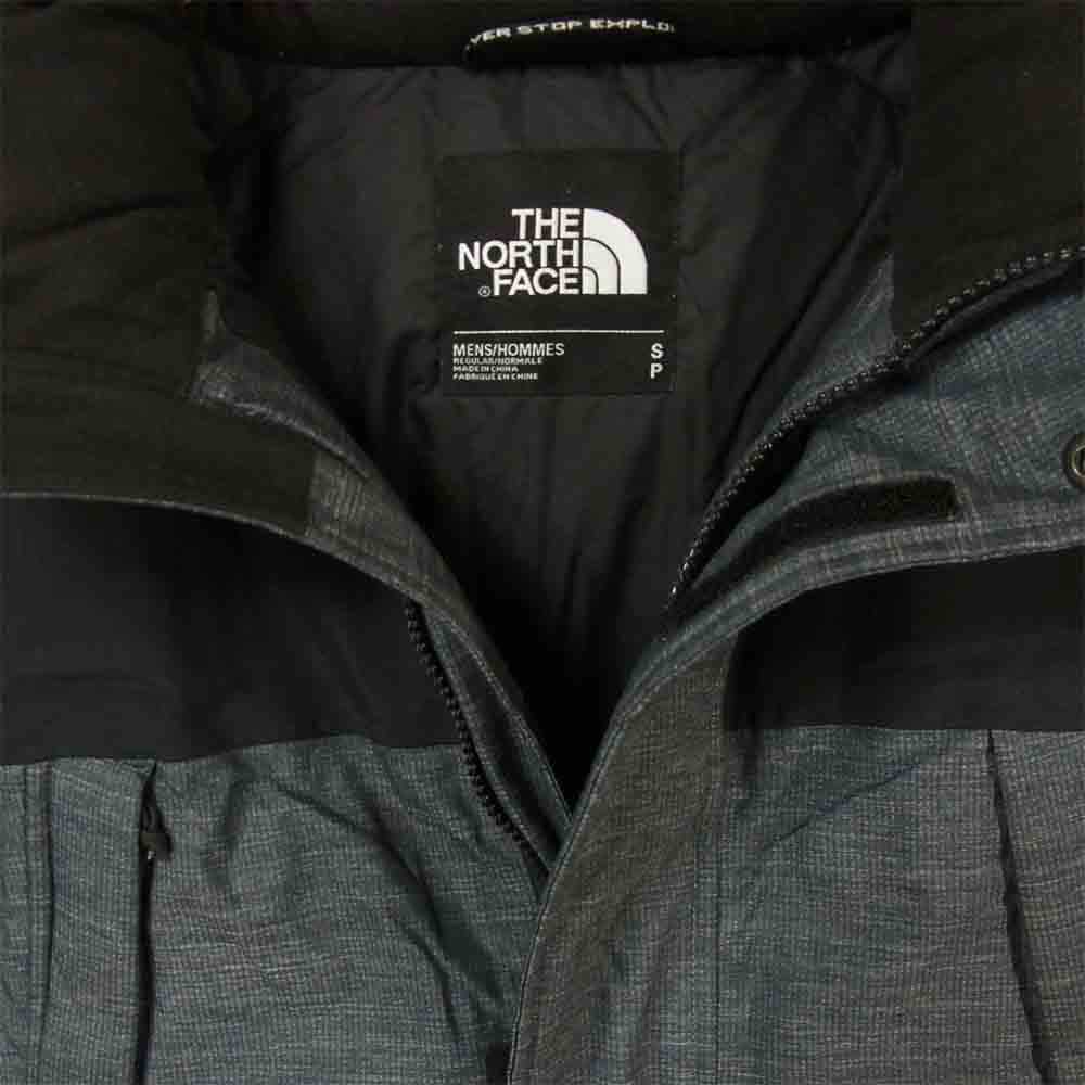 THE NORTH FACE ノースフェイス 4501471074 ファー付き ナイロン ダウン ジャケット グレー系 S【美品】【中古】