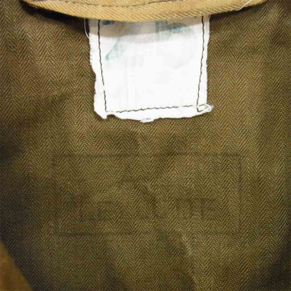 French Army M-47 コットン ヘリンボーン 後期 ミリタリー フィールド ジャケット カーキ系 表記無し【中古】