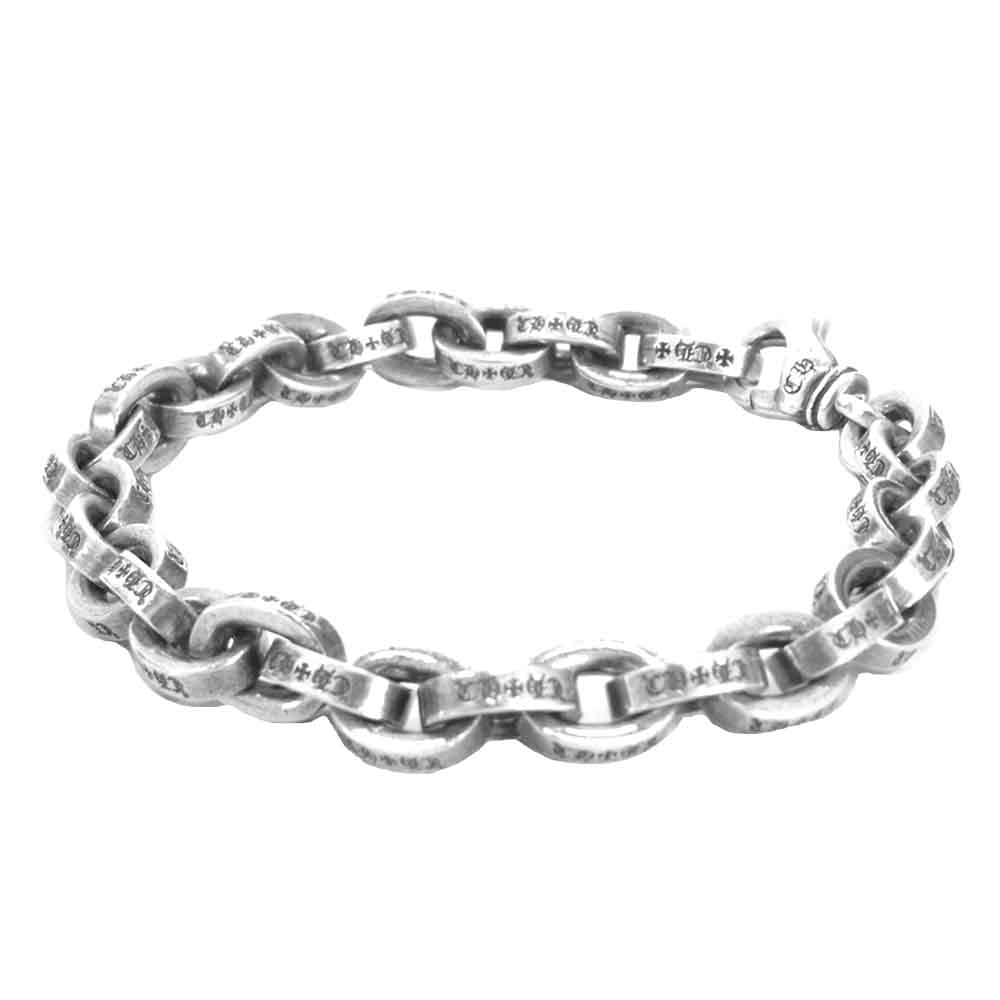 CHROME HEARTS クロムハーツ（原本無） LARGE PAPER CHN ラージ ペーパーチェーン ブレスレット シルバー系【中古】