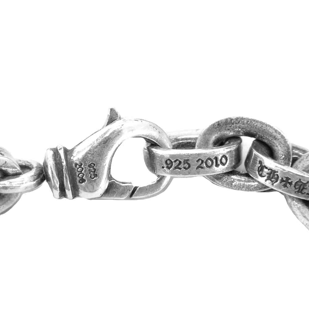CHROME HEARTS クロムハーツ（原本無） LARGE PAPER CHN ラージ ペーパーチェーン ブレスレット シルバー系【中古】