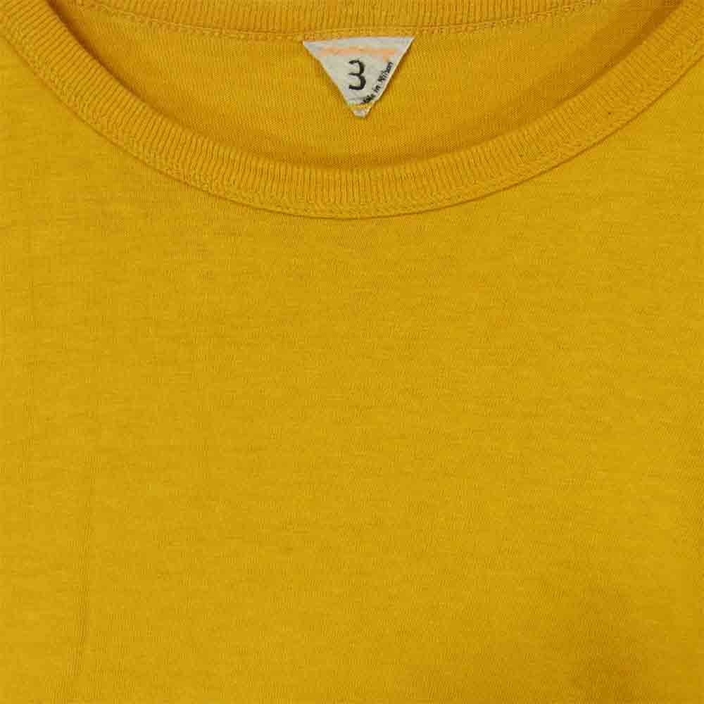 FilMelange フィルメランジェ 3ATS-ROBBIE-OCT ROBBIE コットン カシミア カットソー MUSTARD 3【美品】【中古】