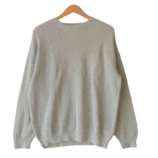 GRAPHPAPER グラフペーパー 20SS GM201-80074 HIGH DENSITY COTTON KNIT コットン ニット グレー系 1【中古】