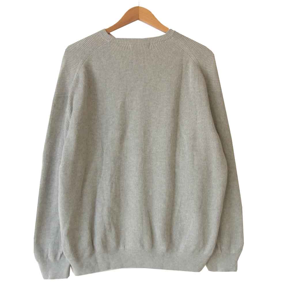 GRAPHPAPER グラフペーパー 20SS GM201-80074 HIGH DENSITY COTTON KNIT コットン ニット グレー系 1【中古】