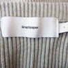 GRAPHPAPER グラフペーパー 20SS GM201-80074 HIGH DENSITY COTTON KNIT コットン ニット グレー系 1【中古】