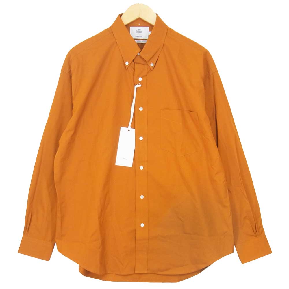 GRAPHPAPER グラフペーパー 20AW  GM203-50081 THOMAS MASON for GP B．D Box Shirt ボタン ダウン シャツ ブラウン系 2【新古品】【未使用】【中古】
