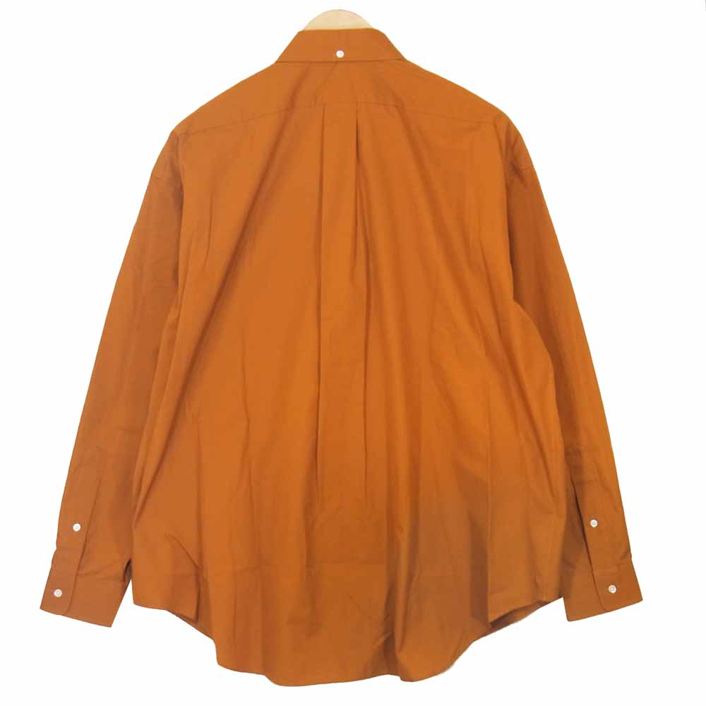 GRAPHPAPER グラフペーパー 20AW  GM203-50081 THOMAS MASON for GP B．D Box Shirt ボタン ダウン シャツ ブラウン系 2【新古品】【未使用】【中古】