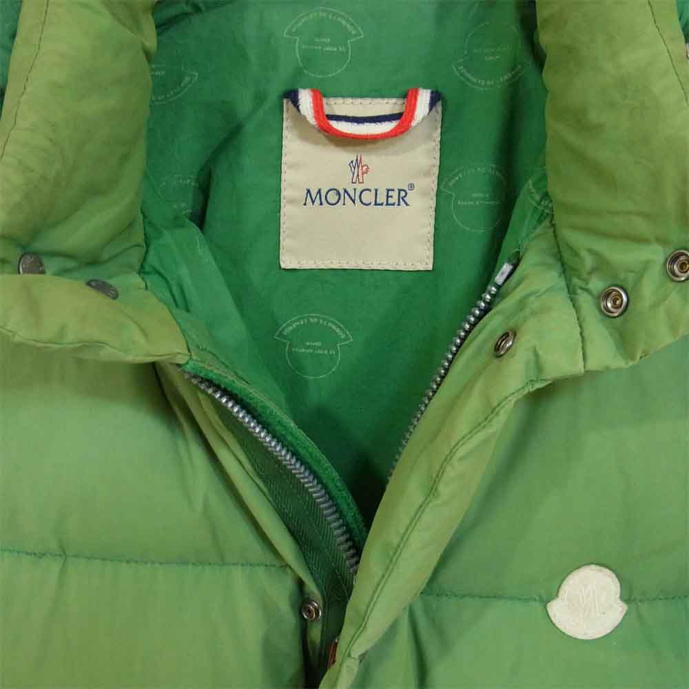 VISVIM ビズビム 11AW 029V4137450 国内正規品 MONCLER モンクレール BOROSIRI ダウン ジャケット ライトグリーン系【中古】