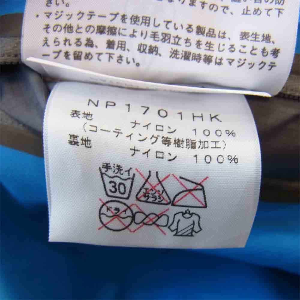 THE NORTH FACE ノースフェイス NP1701HK 国内正規品 箱根 エンデュランスラン 50k ナイロン ジャケット グレー×水色 M【中古】