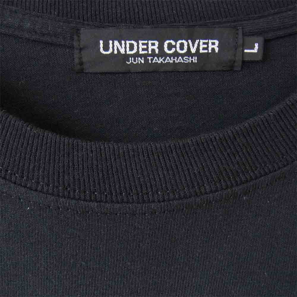 UNDERCOVER アンダーカバー 18SS Girls Dont Cry VERDY ガールズドントクライ ヴェルディ ロゴ プリント 半袖 Tシャツ ブラック系 L【美品】【中古】