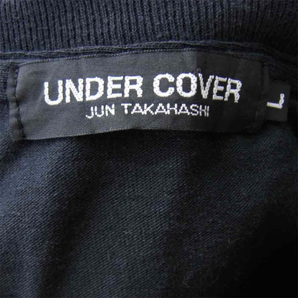 UNDERCOVER アンダーカバー 18SS Girls Dont Cry VERDY ガールズドントクライ ヴェルディ ロゴ プリント 半袖 Tシャツ ブラック系 L【美品】【中古】