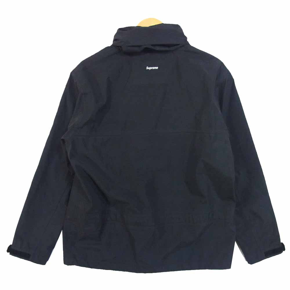 Supreme シュプリーム Block Stripe Taped Seam Pullover アノラック プルオーバー ジャケット ブラック系 S【中古】