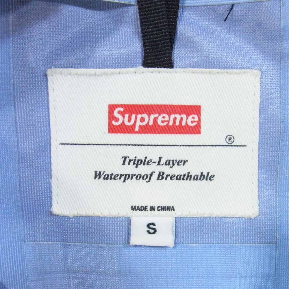 Supreme シュプリーム Block Stripe Taped Seam Pullover アノラック プルオーバー ジャケット ブラック系 S【中古】
