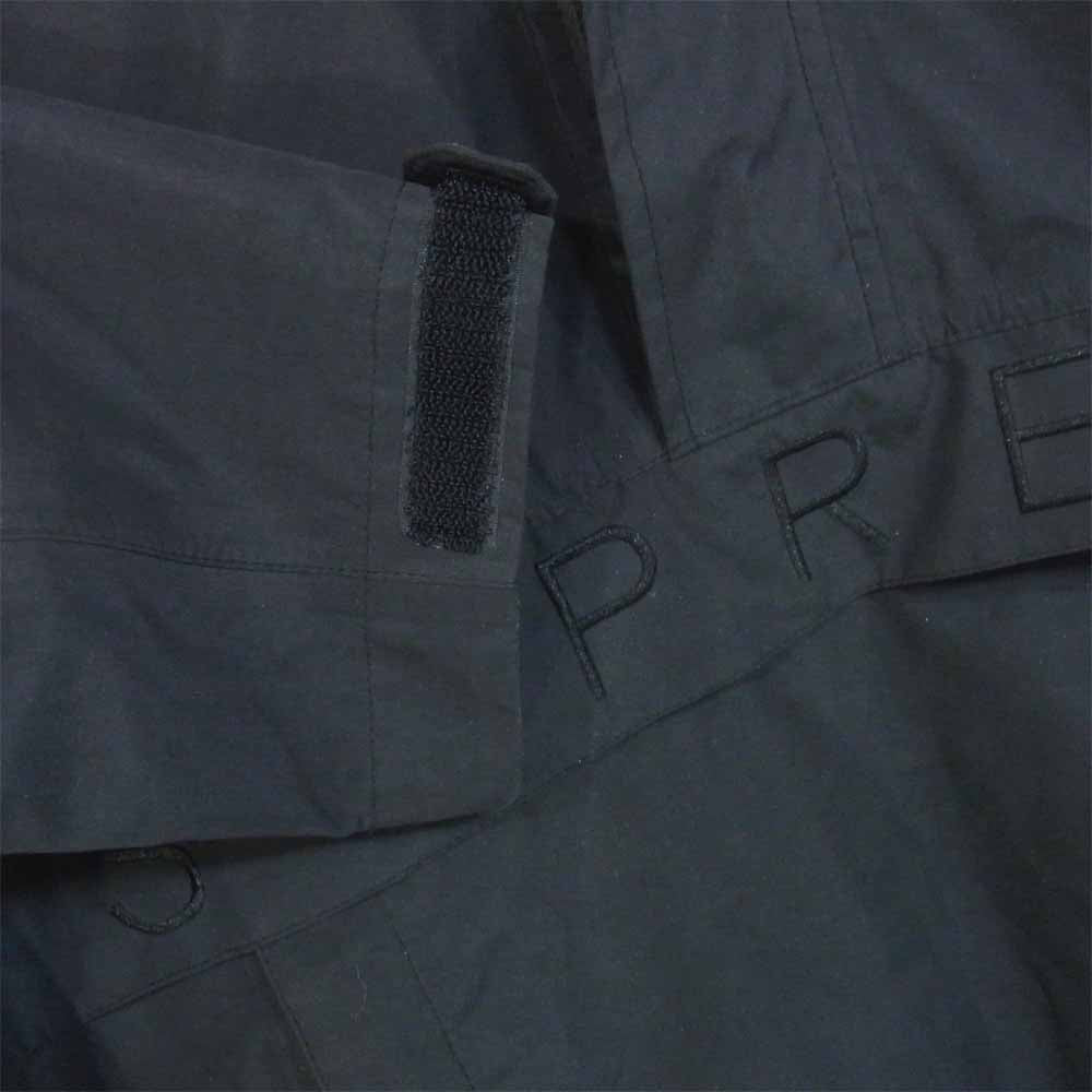 Supreme シュプリーム Block Stripe Taped Seam Pullover アノラック プルオーバー ジャケット ブラック系 S【中古】