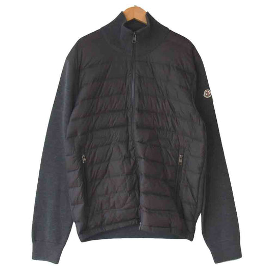 MONCLER モンクレール D20919412700 MAGLIONE TRICOT CARDIGAN マグリオントリコ カーディガン  グレー系 XL【中古】